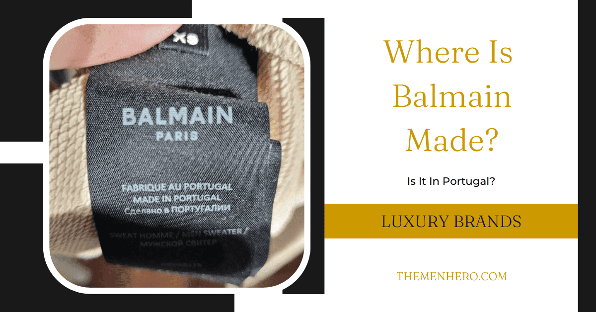 Where is Balmain Made? - Jane Marvel