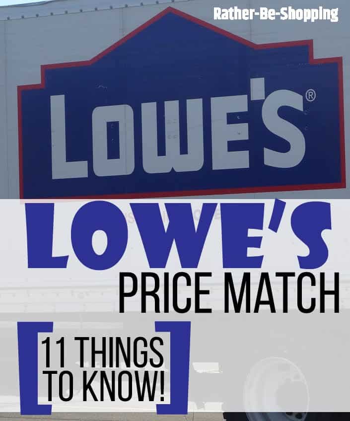 Does Lowe’s Price Match?