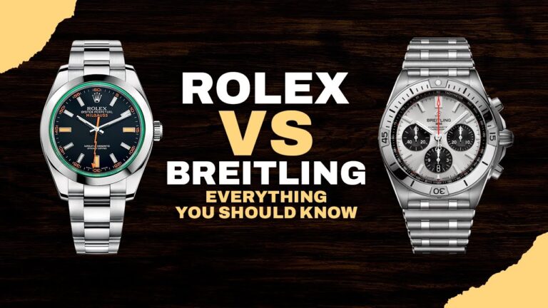 Breitling vs Rolex: A Comprehensive Comparison